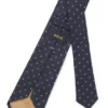 Jacquard-pattern tie in silk