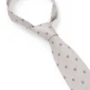 Jacquard-pattern tie in silk Jacquard-pattern tie in silk
