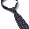 Jacquard-pattern tie in silk