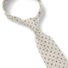 Jacquard-pattern tie in silk
