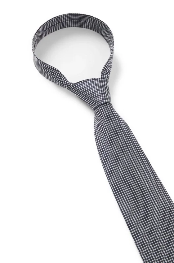 Jacquard-pattern tie in silk Jacquard-pattern tie in silk
