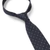 Jacquard-pattern tie in silk