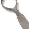 Jacquard-pattern tie in silk