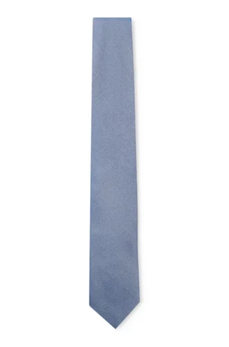 Jacquard-weave tie in silk