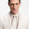 Jacquard-woven tie in silk