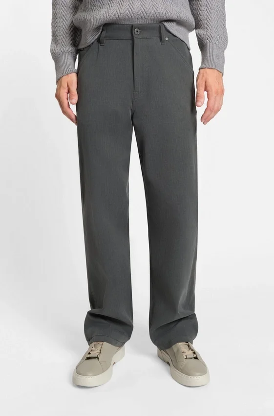 Jeans in melange cotton denim Jeans in melange cotton denim