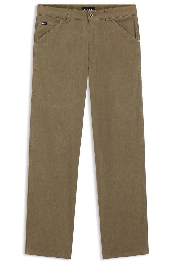 Jeans in melange cotton denim Jeans in melange cotton denim