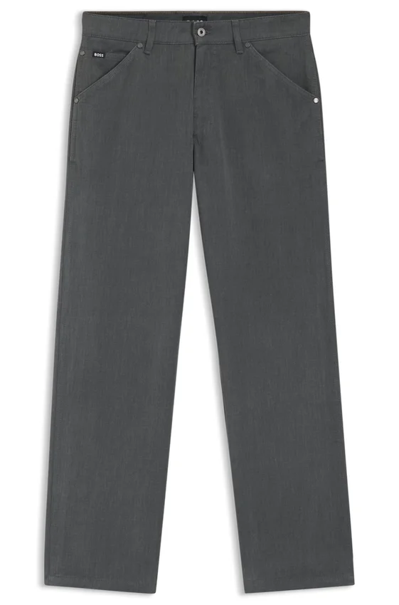 Jeans in melange cotton denim Jeans in melange cotton denim