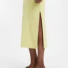 Jersey midi dress with stacked logo