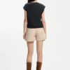 Jersey T-shirt with side twist detail