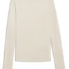 Jersey top with high neckline