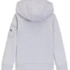 Kids’ appliqué-logo hoodie in a cotton blend