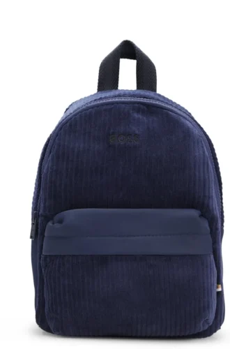 Kids’ backpack with corduroy details