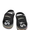 Kids’ backstrap slides with branded riptape upper Kids’ backstrap slides with branded riptape upper