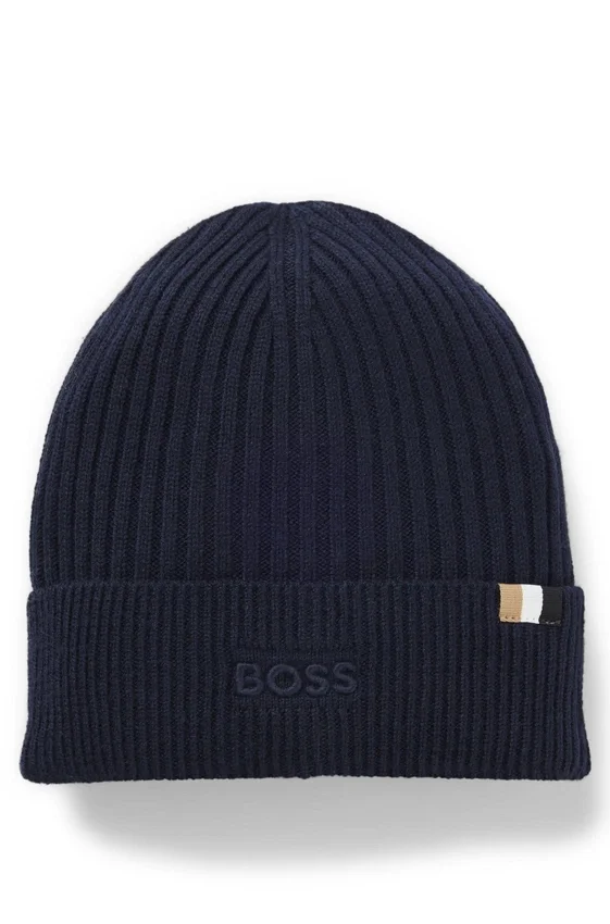 Kids’ beanie hat with embroidered logo Kids’ beanie hat with embroidered logo