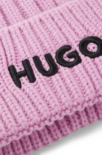 Kids’ beanie hat with embroidered logo