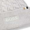 Kids beanie hat with embroidered logo Kids beanie hat with embroidered logo