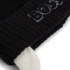 Kids’ beanie hat with logo and faux-fur lining Kids’ beanie hat with logo and faux-fur lining
