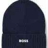 Kids’ beanie hat with rubber-print logo Kids’ beanie hat with rubber-print logo