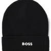 Kids’ beanie hat with rubber-print logo Kids’ beanie hat with rubber-print logo