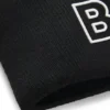 Kids’ beanie hat with silicone-print logo