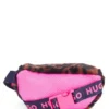 Kids’ belt bag in cheetah-patterned faux fur