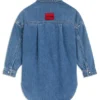 Kids’ blue loose-fit shirt in cotton denim Kids’ blue loose-fit shirt in cotton denim