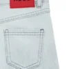 Kids’ blue relaxed-fit jeans with gradient wash