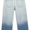 Kids’ blue relaxed-fit jeans with gradient wash