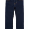 Kids’ blue slim-fit jeans in knitted denim Kids’ blue slim-fit jeans in knitted denim
