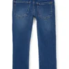 Kids’ blue slim-fit jeans in knitted denim Kids’ blue slim-fit jeans in knitted denim