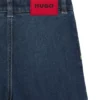 Kids’ blue stretch denim shorts