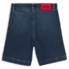 Kids’ blue stretch denim shorts