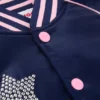 Kids’ bomber jacket with branding and stars Kids’ bomber jacket with branding and stars