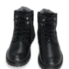 Kids’ boots in leather with faux-shearling lining Kids’ boots in leather with faux-shearling lining