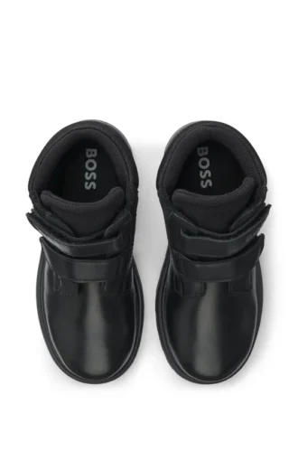Kids’ boots in mesh, suede and leather