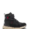 Kids’ boots in suede and faux leather Kids’ boots in suede and faux leather