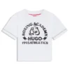 Kids’ boxing-artwork T-shirt in cotton Kids’ boxing-artwork T-shirt in cotton
