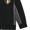 Kids’ branded-badge zip-up jacket in a cotton blend