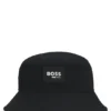 Kids’ bucket hat with rubber logo badge