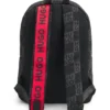 Kids’ canvas backpack with stacked-logo print Kids’ canvas backpack with stacked-logo print