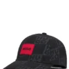 Kids’ canvas cap with stacked logos and branded label Kids’ canvas cap with stacked logos and branded label