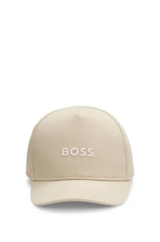 Kids’ cap with contrast logo print