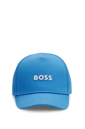 Kids’ cap with contrast logo print