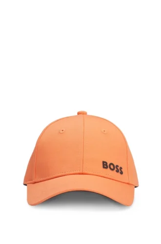 Kids’ cap with contrast logo print