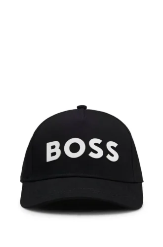 Kids’ cap with rubber-print logo