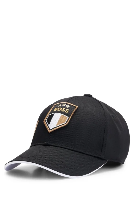Kids’ cap with signature details and colour-blocking Kids’ cap with signature details and colour-blocking