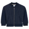 Kids’ cardigan in striped stretch fabric Kids’ cardigan in striped stretch fabric