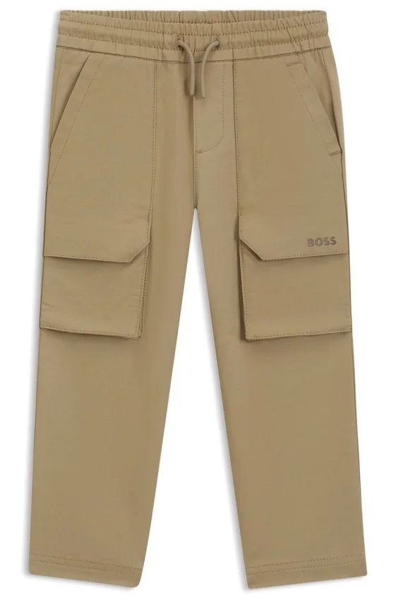 Kids’ cargo pants in stretch cotton Kids’ cargo pants in stretch cotton