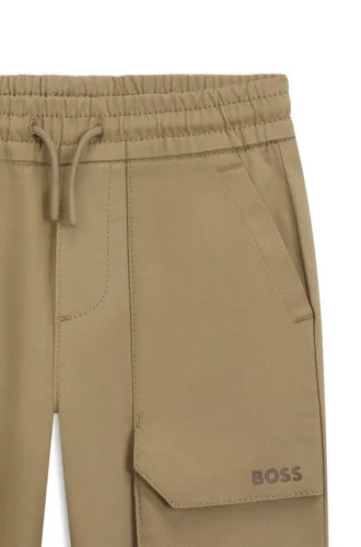 Kids’ cargo pants in stretch cotton